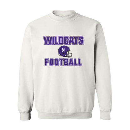 Northwestern - NCAA Football : Landon Lauter - Sports Shersey Crewneck Sweatshirt-0