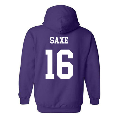 Northwestern - NCAA Football : Brennan Saxe - Sports Shersey Hooded Sweatshirt-1