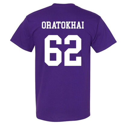 Northwestern - NCAA Football : Adrian-Izic Oratokhai - Sports Shersey T-Shirt