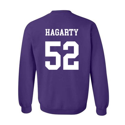 Northwestern - NCAA Football : Richie Hagarty - Sports Shersey Crewneck Sweatshirt