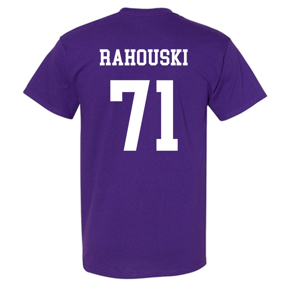 Northwestern - NCAA Football : Dennis Rahouski - Sports Shersey T-Shirt-1