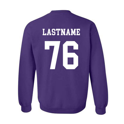 Northwestern - NCAA Football : Michael OConnell - Sports Shersey Crewneck Sweatshirt-1