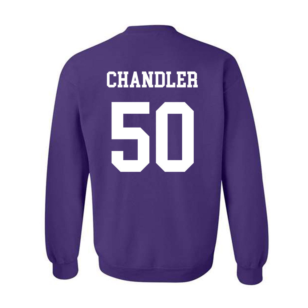 Northwestern - NCAA Football : Talan Chandler - Sports Shersey Crewneck Sweatshirt-1