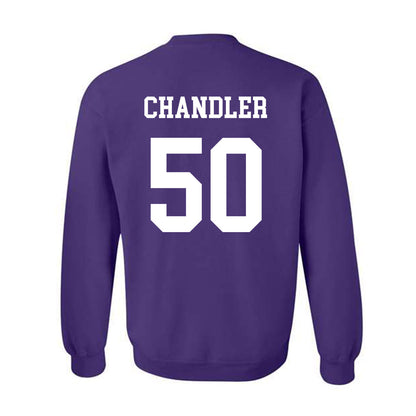 Northwestern - NCAA Football : Talan Chandler - Sports Shersey Crewneck Sweatshirt-1