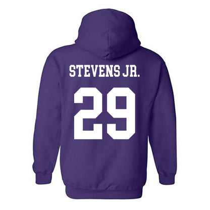 Northwestern - NCAA Football : JonJon Stevens Jr. - Sports Shersey Hooded Sweatshirt-1