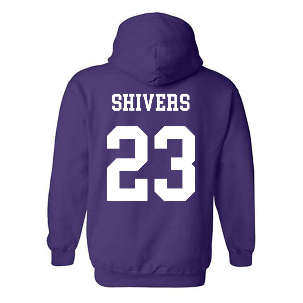 Northwestern - NCAA Football : Cole Shivers - Sports Shersey Hooded Sweatshirt