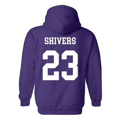 Northwestern - NCAA Football : Cole Shivers - Sports Shersey Hooded Sweatshirt