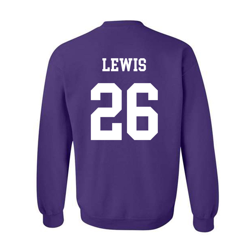 Northwestern - NCAA Football : Jalen Lewis - Sports Shersey Crewneck Sweatshirt