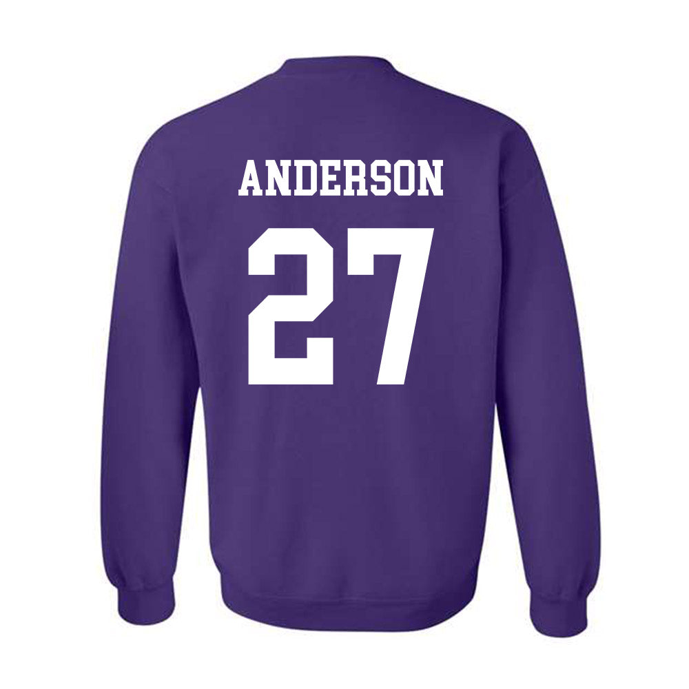 Northwestern - NCAA Football : Daniel Anderson - Sports Shersey Crewneck Sweatshirt-1