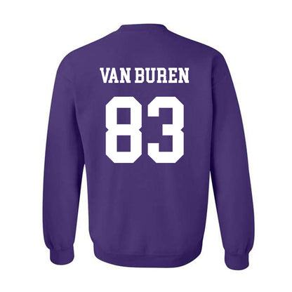 Northwestern - NCAA Football : Blake Van Buren - Sports Shersey Crewneck Sweatshirt