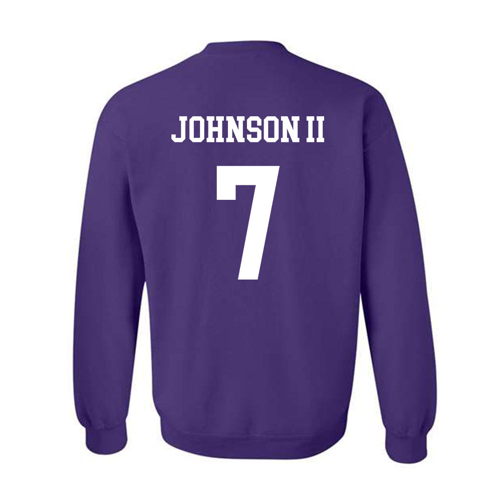 Northwestern - NCAA Football : Calvin Johnson II - Sports Shersey Crewneck Sweatshirt