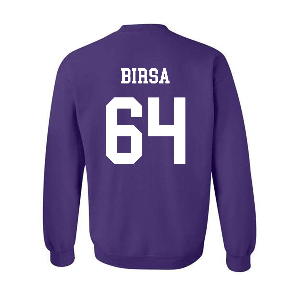 Northwestern - NCAA Football : Anthony Birsa - Sports Shersey Crewneck Sweatshirt