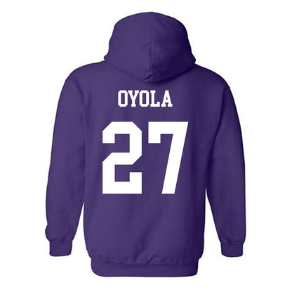 Northwestern - NCAA Football : Jack Oyola - Sports Shersey Hooded Sweatshirt