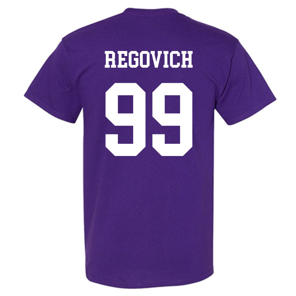 Northwestern - NCAA Football : Troy Regovich - Sports Shersey T-Shirt-1
