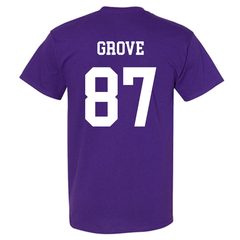 Northwestern - NCAA Football : Carson Grove - Sports Shersey T-Shirt-1