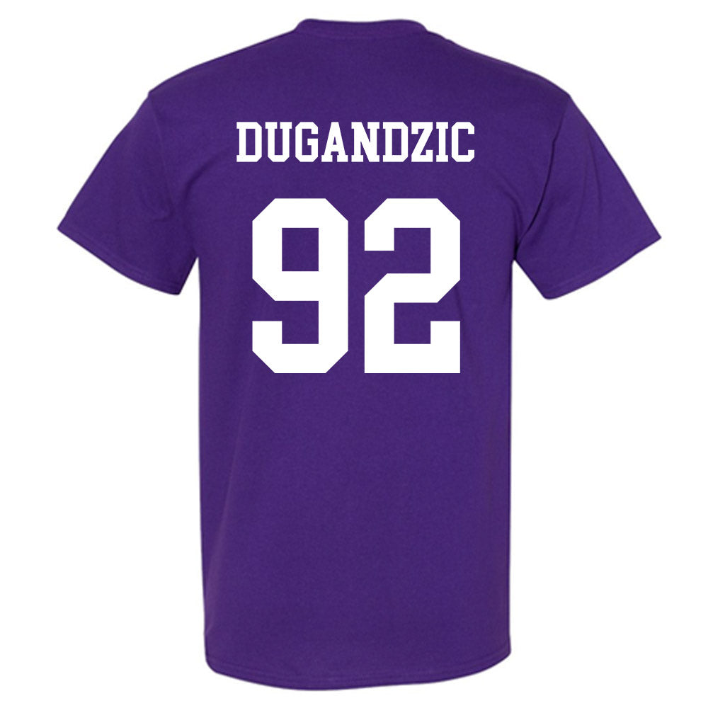 Northwestern - NCAA Football : Nikola Dugandzic - Sports Shersey T-Shirt-1
