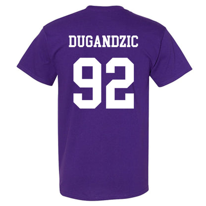 Northwestern - NCAA Football : Nikola Dugandzic - Sports Shersey T-Shirt-1
