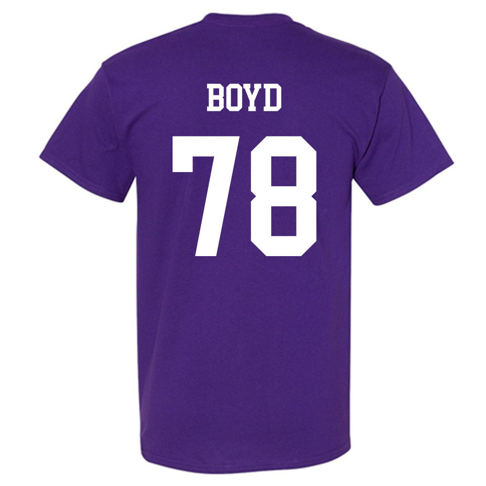 Northwestern - NCAA Football : Trey Boyd - Sports Shersey T-Shirt-1