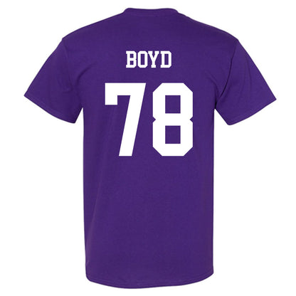 Northwestern - NCAA Football : Trey Boyd - Sports Shersey T-Shirt-1