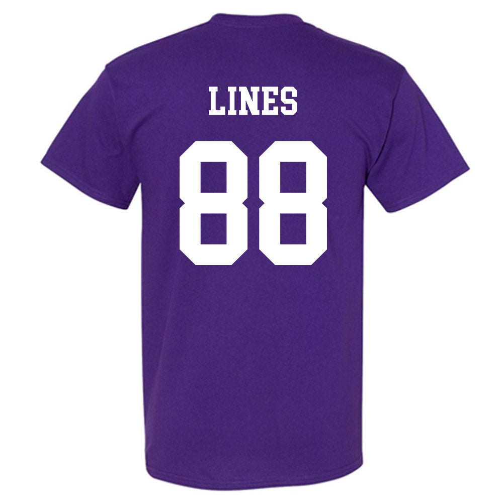 Northwestern - NCAA Football : Alex Lines - Sports Shersey T-Shirt-1