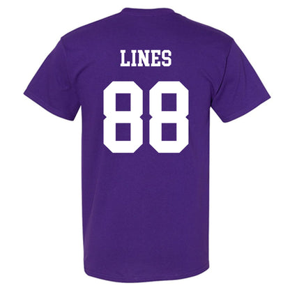 Northwestern - NCAA Football : Alex Lines - Sports Shersey T-Shirt-1