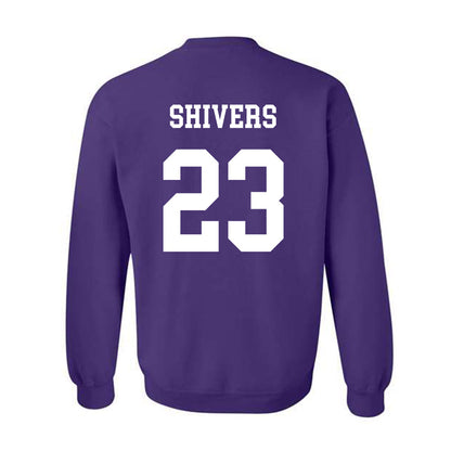 Northwestern - NCAA Football : Cole Shivers - Sports Shersey Crewneck Sweatshirt