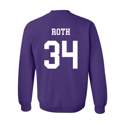 Northwestern - NCAA Football : Payton Roth - Sports Shersey Crewneck Sweatshirt-1