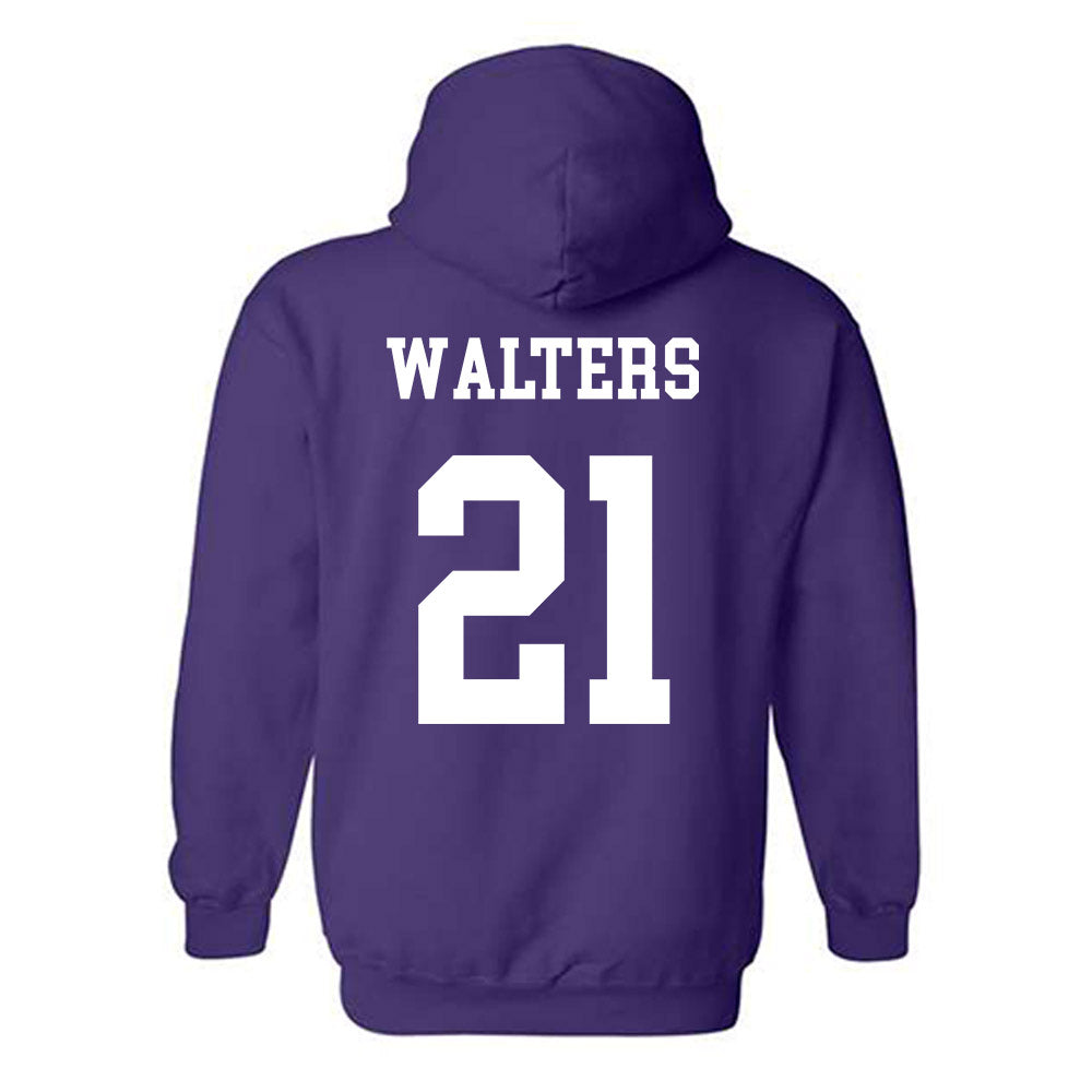 Northwestern - NCAA Football : Damon Walters - Sports Shersey Hooded Sweatshirt