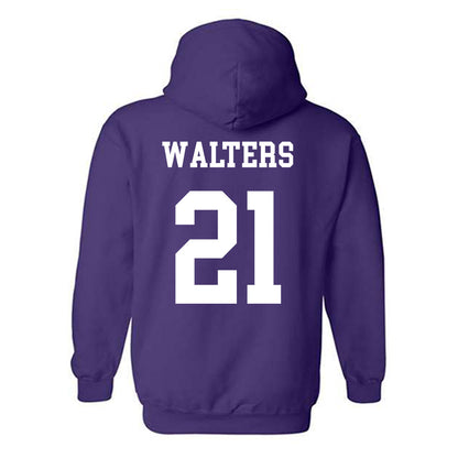 Northwestern - NCAA Football : Damon Walters - Sports Shersey Hooded Sweatshirt