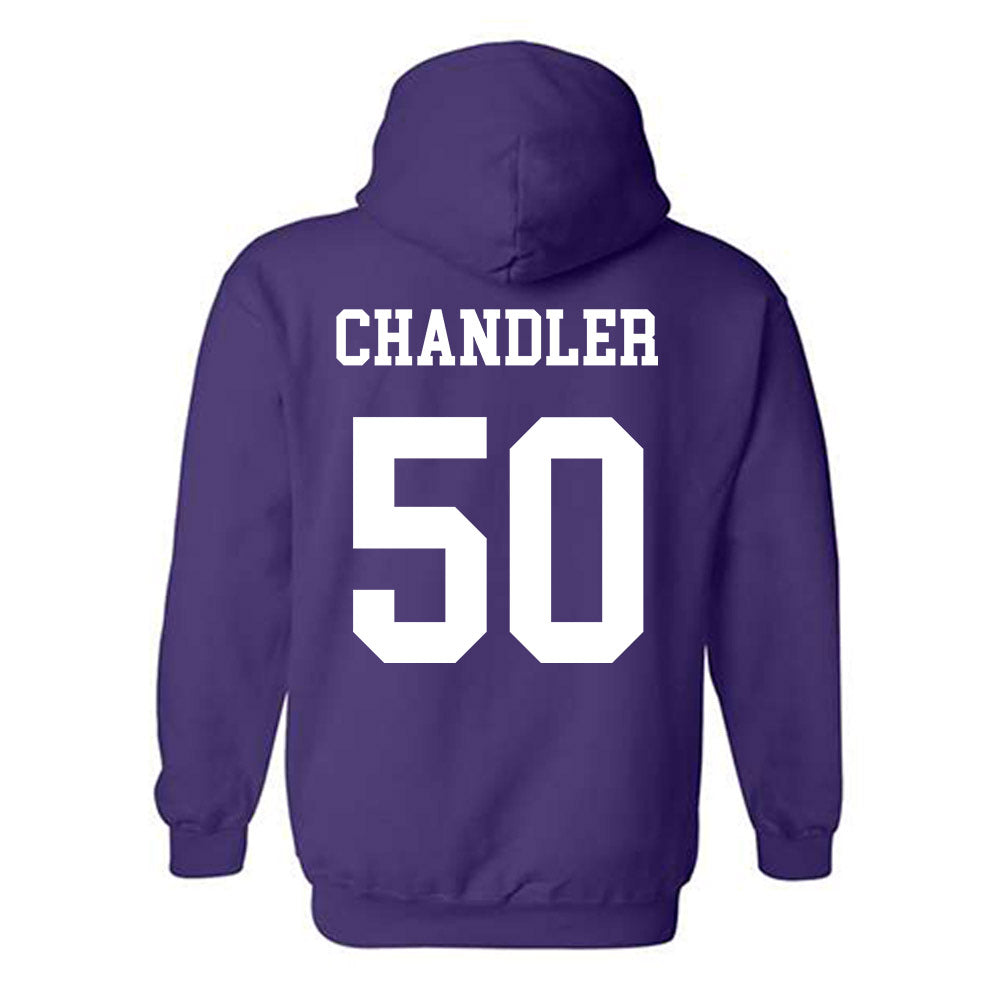 Northwestern - NCAA Football : Talan Chandler - Sports Shersey Hooded Sweatshirt-1