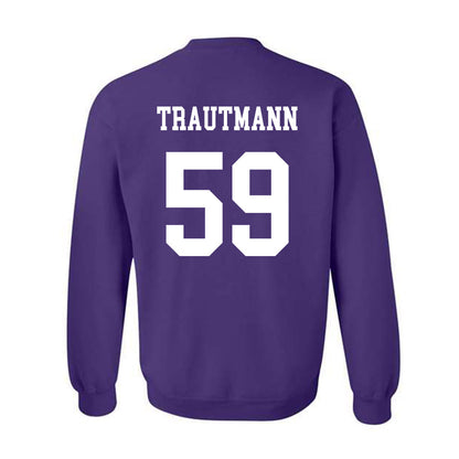 Northwestern - NCAA Football : Jack Trautmann - Sports Shersey Crewneck Sweatshirt