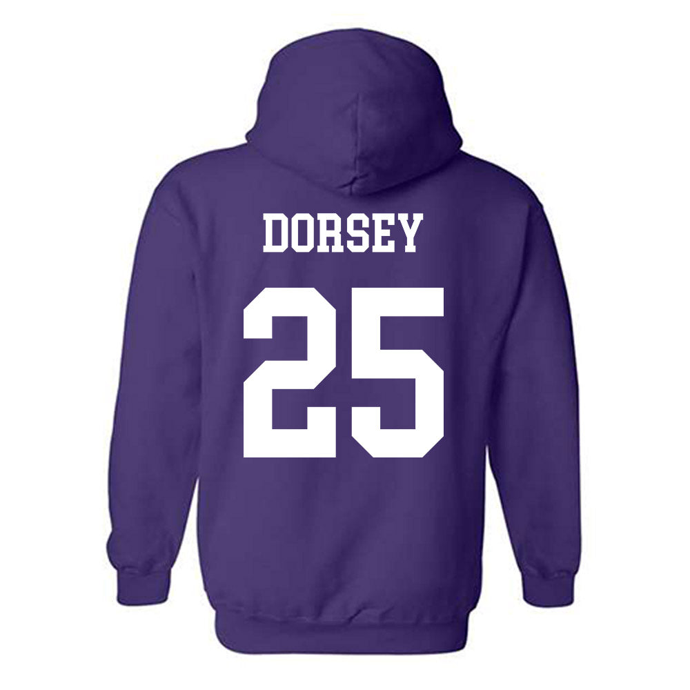 Northwestern - NCAA Football : Marquet Dorsey - Sports Shersey Hooded Sweatshirt-1