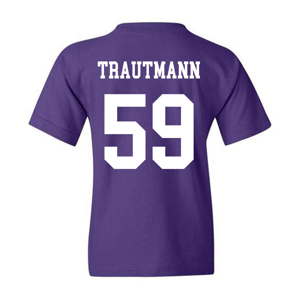 Northwestern - NCAA Football : Jack Trautmann - Sports Shersey Youth T-Shirt