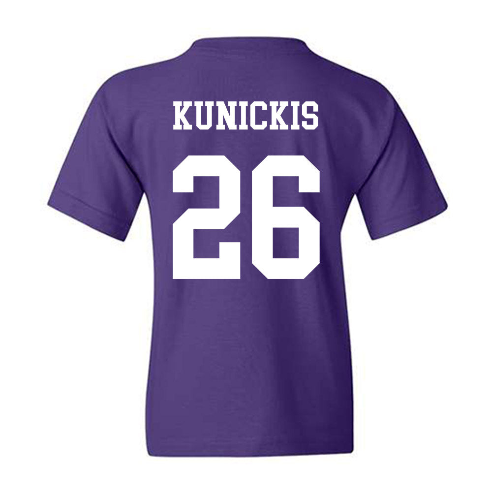 Northwestern - NCAA Football : Albert Kunickis - Sports Shersey Youth T-Shirt-1
