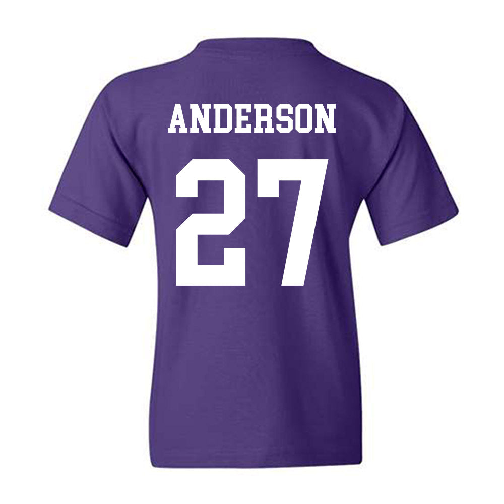 Northwestern - NCAA Football : Daniel Anderson - Sports Shersey Youth T-Shirt-1