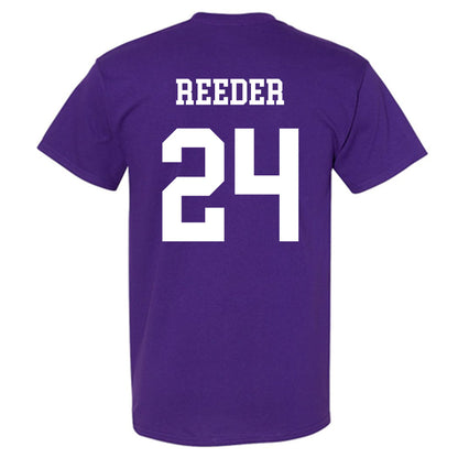Northwestern - NCAA Football : Dashun Reeder - Sports Shersey T-Shirt-1