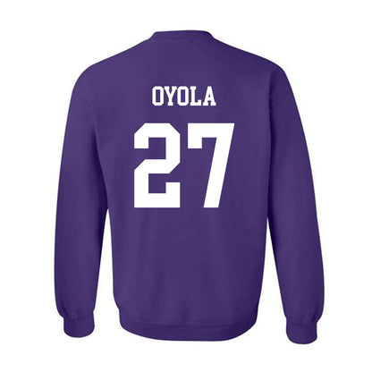 Northwestern - NCAA Football : Jack Oyola - Sports Shersey Crewneck Sweatshirt