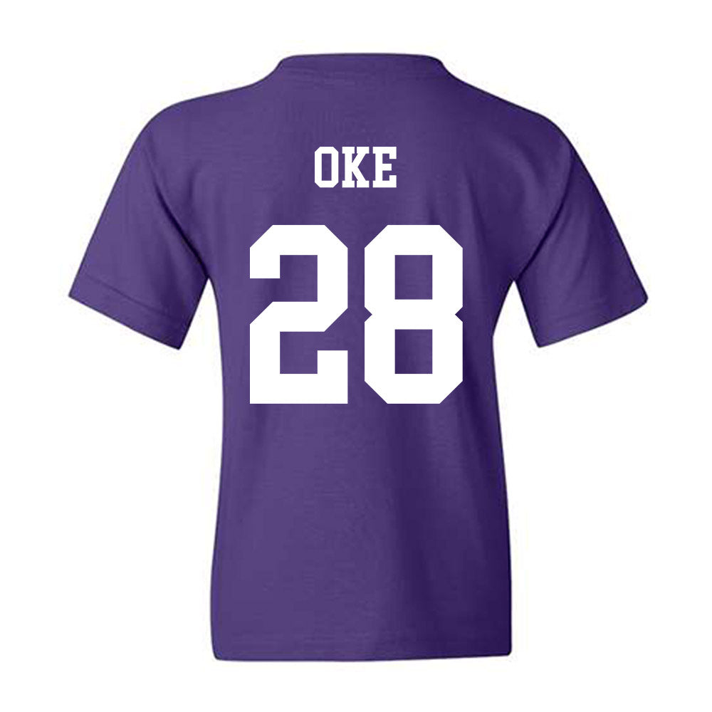 Northwestern - NCAA Football : Timi Oke - Sports Shersey Youth T-Shirt-1