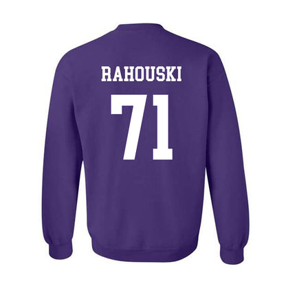 Northwestern - NCAA Football : Dennis Rahouski - Sports Shersey Crewneck Sweatshirt-1