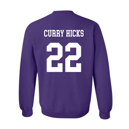 Northwestern - NCAA Football : Terrion Curry-Hicks - Sports Shersey Crewneck Sweatshirt