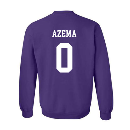 Northwestern - NCAA Football : Corien Azema - Sports Shersey Crewneck Sweatshirt