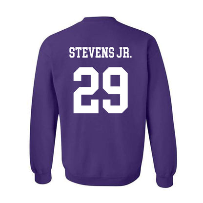 Northwestern - NCAA Football : JonJon Stevens Jr. - Sports Shersey Crewneck Sweatshirt-1