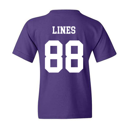 Northwestern - NCAA Football : Alex Lines - Sports Shersey Youth T-Shirt-1