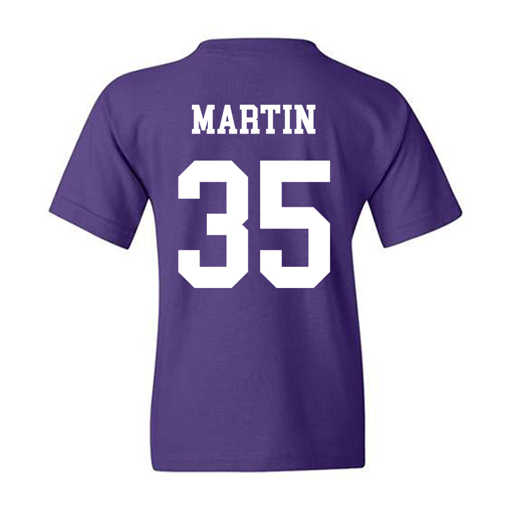 Northwestern - NCAA Football : Sean Martin - Sports Shersey Youth T-Shirt-1