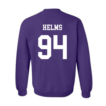 Northwestern - NCAA Football : Henry Helms - Sports Shersey Crewneck Sweatshirt