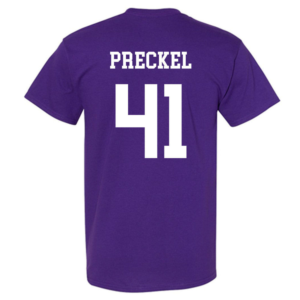 Northwestern - NCAA Football : Robby Preckel - Sports Shersey T-Shirt-1