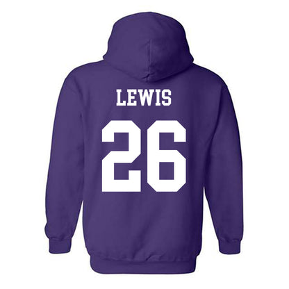 Northwestern - NCAA Football : Jalen Lewis - Sports Shersey Hooded Sweatshirt