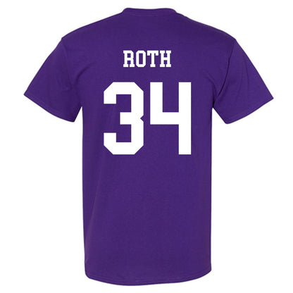 Northwestern - NCAA Football : Payton Roth - Sports Shersey T-Shirt-1