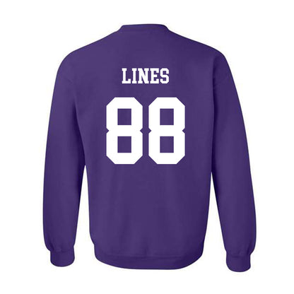 Northwestern - NCAA Football : Alex Lines - Sports Shersey Crewneck Sweatshirt-1