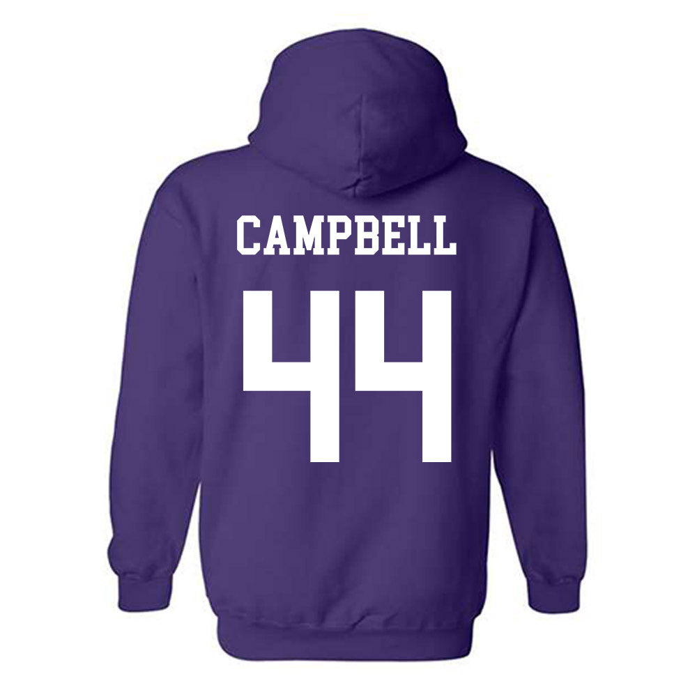 Northwestern - NCAA Football : Callen Campbell - Sports Shersey Hooded Sweatshirt-1